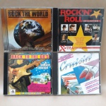 4 CDs - ROCK AND ROLL * Importados, sendo: 2 Comunidade Europeia, 1 Inglês e 1 Brasileiro.