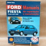 Manuais - De reparação e manutenção Ford Fiesta desde abril de 1989 com 310 páginas em bom estado de conservação conforme fotos.