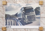 Poster do caminhão Volvo FH confeccionado em papel resistente medindo 88 x 71.
