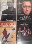 QUATRO DVD'S SENDO TRÊS ERIC CLAPTON; A) ERIC CLAPTON LIVE ON TOUR 2001.. B) CLAPTON CHRONICLES, THE BEST OF ERIC CLAPTON. C) ERIC CLAPTON SHOW, COM PARTICIPAÇÃO DE PHIL COLLINS, E UM, "CREAM - FAREWELL CONCERT".