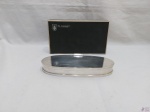 Linda caixa oval em prata 90 Saint James. Medindo 20,5cm x 8,5cm x 3,5cm de altura.