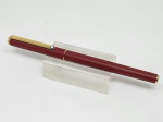 Montblanc Noblesse - caneta tinteiro dos anos 70' , carmin (bordô suave) - Pena F , sem uso!!!!