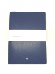 Montblanc - Caderno #146 com capa de couro Indigo !!! novo !!! feito na Itália.