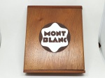 Estojo de madeira para 6 canetas, personalizado com o logo Montblanc !!! Acabamento Impecável !!!