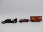 Lote 3 Miniaturas, 1 Dapper Lotus F1, 1 Yatiming, 1 London Bus Hong Kong