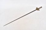 MILITARIA - D. PEDRO II - Rara espada imperial brasileira de Dom Pedro II com punho em madripérola - Comprimento : 100 cm x Largura : 10 cm