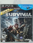 PS3 -Cabela´s Survival Shadows of Death. Mídia física completa e em bom estado de conservação. ACTIVISION