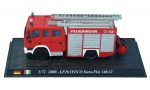 Coleção Caminhões de Bombeiros e Carros de Serviço, Del Prado - Modelo de metal em escala 1:57, 2000 - LF16 IVECO Euro-Fire 140-12, Alemanha e Itália