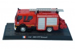 Coleção Caminhões de Bombeiros e Carros de Serviço, Del Prado - Modelo de metal em escala 1:64, 2003 FPT Renault, França.