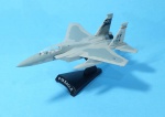 Coleção Aviões Militares - F-15 Eagle, modelo de metal em escala 1:150. Bom detalhamento, no blister original.