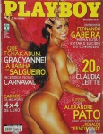 Revista PLAYBOY - GRACIANE BARBOSA, Fevereiro 2007. Boa conservação. 26 x 20 cm. Ed. Abril