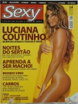 Revista SEXY - LUCIANA COUTINHO, setembro 2005. Boa conservação. Ed RD