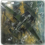 Coleção Bombardeiros de II Guerra Mundial - PIAGGIO P.108B,  modelo de metal em escala  1:144, 27 cm.