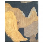 Pedro Paulo C. da Cunha. Abstrato. Óleo sobre tela. Assinado no verso, datada e situado Rio 1989. 67 x 55 cm.  