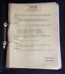 ANTIGO FICHÁRIO - década de 60 - mecânica e elétrica Edições: aviões HS.125 possui diversos esquemas e diagramas de circuitos - todo em inglês metais - origem Inglaterra - encadernação - item no estado. Mede 5 cm alt x 24,5 cm x 30,5 cm.