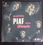 ANTIGO DISCO - Edith Piaf no Olympia - Long Play - em 33 RPM - Odeon - item no estado - não testado.