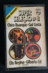 ANTIGA FITA K7 - Super Seleção nº 8 - com Gal Costa, Chico Buarque, Elis Regina & Gilberto Gil - item não testado, no estado.