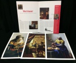 Artista: Vermeer - Coleção "As Pinturas Mais Valiosas do Mundo" - Caras e HSBC - item em ótimo estado - MEDE: 43cm altura X 28,5cm largura - contém 3 telas em ótimo estado para emoldurar, capa no estado.