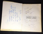 Literatura- LIVRO de Mario Lago - Boemia Política, déc. 90 - 399 páginas - exemplar acompanha dedicatória e foto que registra a noite de autografo do lançamento do artista,escritor e etc, no Centro cultural LIGTH - item assinado - no estado. Medindo: 2,5cm altura x 16cm largura x 23cm comprimento.