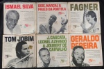 COLEÇÃO LP's - MÚSICA POPULAR BRASILEIRA - capas em bom estado, a capa plástica protetora do disco; em alguns exemplares encontram-se no estado. Itens não testados. Discos aparentemente sem arranhões.