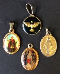 KIT com 4 (quatro) Medalhinhas Religiosas - no estado.