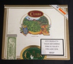 BELA CAIXA DE CHARUTOS CUBANOS - (caixa vazia) - Marca: Habana - item em madeira, no  estado. Mede 3cm altura x 20cm largura x 23,5cm comprimento.