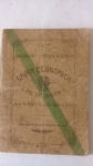 ANTIGA CADERNETA Da Caixa Econômica dos Estados Unidos do Brasil - Ano 1929 - todo original - seu interior está bem conservado - no fundo contém o brasão da C.E.do RJ. 1889. Mede: 15,5cm X 11cm - no estado.