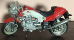 Miniatura Maisto - Motocicleta Centauro V10 - apresenta desgastes na pintura - Item no estado.