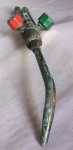 ANTIGO MASSARICO - item em metal - bico em bom estado - válvula (abrindo e fechando bem) porém não testado. MEDE: 5cm altura X 8cm largura X 42cm comprimento.