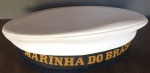 ANTIGO QUEPE - Marinha do Brasil - em corvin. No estado. MEDE: 6cm altura x 26cm diâmetro (parte superior).