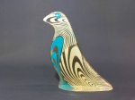 PALATNIK – Escultura cinética representando pássaro em resina de poliéster de manufatura Abraham Palatnik. Medindo 14,5 cm de altura por 12 cm de comprimento. 