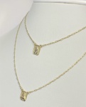 ESCAPULÁRIO UMA FACE CONFECCIONADO EM OURO AMARELO 18K, PESO: 1,9g, TAMANHO: 60cm, VALOR DE MERCADO: R$ 1.500,00