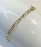 PULSEIRA CARTIER MACIÇA CONFECCIONADO EM OURO AMARELO 18K, FECHO BOIA, PESO: 6,1g, TAMANHO: 22cm. VALOR DE MERCADO: R$ 3.660,00