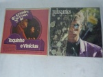 LP VINIL (2) - "OS GRANDES SUCESSOS DE TOQUINHO E VINÍCIUS", Fontana, 1981 e "LULU SANTOS - Tudo Bem", RCA, 1986. Na capa original. Discos não testados.