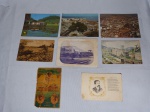 COLECIONISMO - Oito antigos cartões postais brasileiros com distintas fotografias e paisagens. Maior 15 x 10, menor 14 x 9 cm.