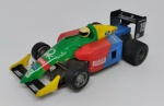 Miniatura Carro Autorama F1-  Benetton Ford  #19  7,5cm   plástico -  item de coleção manuseado   bem conservado -  sem teste de funcionalidade - sem embalagem