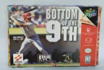 Cartucho para Nintendo 64  Baseball - Bottom of the 9th  Fabricado no Japão  acompanha manual de instruções em inglês -  na caixa original  usado  sem teste de funcionalidade - caixa com sinais de manuseio