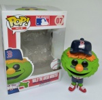 Funko Pop! MLB Mascots  Wally the Green Monster  nº 07 -  item de coleção na embalagem  sem manuseio