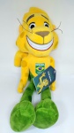 Pelúcia Mascote Ginga Brasil Olimpíadas 2016 Rio  35cm de altura  item de coleção sem manuseio, com etiqueta