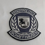 Lindo patch da Stadtpolizei ou Polícia da cídade de Schaffhausen na Suiça. Mede 10cm de altura