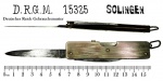 Colecionismo/canivete - Raro canivete-isqueiro de manufatura alemã, na Cidade de Solingen. Canivete patenteado durante o período do Reich alemão (pré WWII), sob número D.R.G.M. 15325. Canivete em bom estado, com as lâminas usadas, com alguma perda na geometria original, mas ainda operacionais. O isqueiro ainda produz a faísca necessária para a ignição do fluído. O canivete/isqueiro não se encontra abastecido com o referido fluído. Raro canivete de coleção. A peça mede 15,8 cm com a lâmina principal aberta (foto).