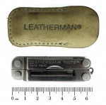 Colecionismo/canivete - Tesoura/canivete multi função `Leatherman Micra`. Peça em excelente estado de conservação, praticamente novo, sem marcas de uso. A ferramenta mede 10,7 cm com a tesoura aberta.