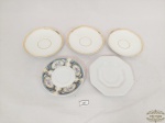 Lote 5 Pires Diversos em Porcelana sendo 3 Vista Alegre e 1 Germer. medida 11cm e 10,5 cm . 1 apresenta bicado em baixo
