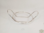 Suporte para Pyrex Redondo em  prata 90  Medida:  cm diametro e 29 cm alça a alça