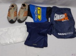 Lote de roupas masculina. Composto por 2 bermudas e tênis Adidas n 42 para ciclismo. Tam: G.