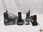 Lote de 4 telefones sem fio das marcas Vtech e Intelbras. Produtos não testados, no estado
