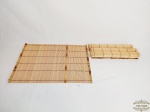 4 Jogos Americano em Bambu.  Medida: 38,5 cm x 28 cm