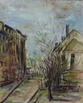 Irena Hassenberg ou pseudônimo Irène Reno, (Polônia, 1884 - Paris, 1953), "Sem título". Óleo sobre Eucatex. Assinado na frente e verso 'Reno".  Datado de 1931. Artista ativa na França. Referência no verso RENO 31. Moldura Kaminagai Marcada. Med 46 x 38 cm (MI); 65,5 x 55,5 cm (ME). Artista ativa na França. Sujidade sobre a camada pictórica. Pequenas perdas. Coleção Particular Rio de Janeiro/RJ. Nota Biográfica: Irène Reno, pseudônimo de Rena Hassenberg, nascida em Varsóvia em 29 de abril de 1884 e falecida no 13º arrondissement de Paris em 19 de fevereiro de 1953 Ela é uma pintora e litógrafa francesa (obteve a cidadania em 1926), original polonesa. Ele morava no boulevard Raspail, 220, em Paris. Nota : De acordo com o item 3 dos termos e condições - 3. As peças estrangeiras, sejam quadros e ou esculturas, serão sempre vendidas como Atribuídas.