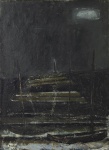 Josef Farhi (Bulgária, 1933 -1997), "Sem título". Óleo sobre tela, Assinado e datado de 1959. Med 72,5 x 54 cm (MI); 75 x 56 cm (ME). Sujidade com pequenas perdas de substância da camada pictórica. Obra reentelada no passado. Artista ativo em Israel e Paris. Coleção Particular Rio de Janeiro/RJ. Nota Biográfica: Nascido em 1931, Josef Farhi cresceu na década de 1950 e foi influenciado pela cultura artística da época. Pode-se dizer que a década de 1950 foi dominada pelo expressionismo abstrato, uma forma de pintura que priorizava pinceladas dramáticas e explorava ideias sobre a natureza orgânica, a espiritualidade e o sublime. Muito do foco estava nas técnicas formais de pintura, e as idéias de pintura de ação foram unificadas com a liberdade política da sociedade dos Estados Unidos em oposição à natureza estrita do bloco soviético. Artistas influentes da Geração Expressionista Abstrata incluíam Jackson Pollock (que inovou suas famosas técnicas de pintura por gotejamento, respingos e derramamento), Willem de Kooning, Mark Rothko, Frank Kline, Barnett Newman, Clyfford Still e Adolph Gottlieb. Era um ambiente dominado por homens, embora a reavaliação necessária desse período tenha destacado as contribuições de artistas femininas como Lee Krasner, Joan Mitchell e Louise Bourgeois, entre outras. Fonte: https://www.artland.com/artists/josef-farhi . Nota : De acordo com o item 3 dos termos e condições - 3. As peças estrangeiras, sejam quadros e ou esculturas, serão sempre vendidas como Atribuídas.