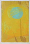 Fayga Perla Ostrower (Lodz, Polônia 1920 - Rio de Janeiro RJ 2001),"Abstrato Marao". Serigrafia sobre papel fixada sobre suporte de Eucatex( fixado somente pelas bordas). Assinada. Datada de 1971. Tiragem 2/50. Med 66 x 44 cm (ME); 60 x 40 cm (mancha). Sujidade sobre o papel, manchas e pontos de acidez. Proveniência : Adquirida em 09 de setembro de 1971 na Galeria Bonino -  Coleção Hofmann - Rio de Janeiro/RJ.  Nota Biográfica: Gravadora, pintora, desenhista, ilustradora, teórica da arte e professora, Fayga Ostrower chegou ao Rio de Janeiro em 1934. Cursou Artes Gráficas na Fundação Getúlio Vargas (FGV), em curso coordenado por Tomás Santa Rosa. Seus professores foram Axl Leskoschek, Carlos Oswald, Hanna Levy-Deinhard, entre outros. Em 1955, viajou por um ano para Nova York com uma Bolsa de estudos da Fullbright.Realizou exposições individuais e coletivas no Brasil e no exterior. Seus trabalhos se encontram nos principais museus brasileiros, da Europa e das Américas. Recebeu numerosos prêmios, entre os quais, o Grande Prêmio Nacional de Gravura da Bienal de São Paulo (1957) e o Grande Prêmio Internacional da Bienal de Veneza (1958); nos anos seguintes, o Grande Prêmio nas bienais de Florença, Buenos Aires, México, Venezuela e outros.Entre os anos de 1954 e 1970, desenvolveu atividades docentes na disciplina de Composição e Análise Crítica no Museu de Arte Moderna do Rio de Janeiro. No decorrer da década de 60, lecionou no Spellman College, em Atlanta, EUA; na Slade School da Universidade de Londres, Inglaterra, e, posteriormente, como professora de pós-graduação, em várias universidades brasileiras. Durante estes anos desenvolveu também cursos para operários e centros comunitários, visando a divulgação da arte. Proferiu palestras em inúmeras universidades e instituições culturais no Brasil e no exterior.Foi presidente da Associação Brasileira de Artes Plásticas entre 1963 e 1966. De 1978 a 1982, presidiu a comissão brasileira da International Society of Education through Art, INSEA, da Unesco. Em 1969, a Biblioteca Nacional, no Rio de Janeiro, publicou álbum de gravuras suas, realizadas entre 1954 e 1966. É membro honorário da Academia delle Arti Dell Disegno de Florença, Itália. Fez parte do Conselho Estadual de Cultura do Rio de Janeiro de 1982 a 1988. Em 1972, foi agraciada com a condecoração Ordem do Rio Branco. Em 1998, foi condecorada com o Prêmio do Mérito Cultural pelo Presidente da República do Brasil. Em 1999, recebeu o Grande Prêmio de Artes Plásticas do Ministério da Cultura. Referência Bibliográfica: https://faygaostrower.org.br/a-artista/biografia-resumida